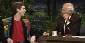 Jim Carrey on The Tonight Show Starring Johnny Carson in 1991 Doing Impressions of Kevin Bacon and Wile E. Coyote