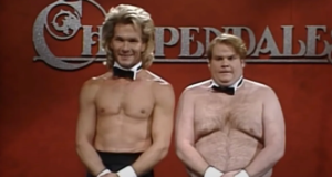 SNL's Chippendales Audition Featuring Patrick Swayze and Chris Farley