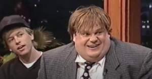 Chris Farley and David Spade Interview on The Tonight Show with Jay Leno in 1995