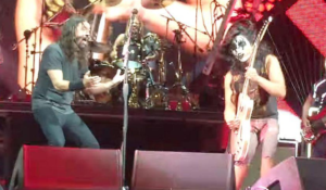 Dave Grohl Plucks "Kiss Guy" from the Crowd and "Kiss Guy" Slays it on 'Monkey Wrench'