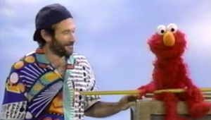 Robin Williams and Elmo Outtakes from Sesame Street 1991