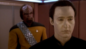 Star Trek:  The Next Generation - Data Explains to Worf What it Means to Be Second in Command