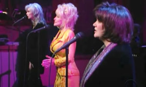 Dolly Parton, Emmylou Harris, and Linda Ronstadt Performing 'After The Gold Rush' live on The Late Show with David Letterman in 1999
